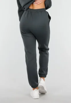 Antracietgrijs Joggingpak met Capuchon en Trekkoord