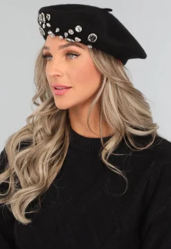 Baret met Glitter Stenen