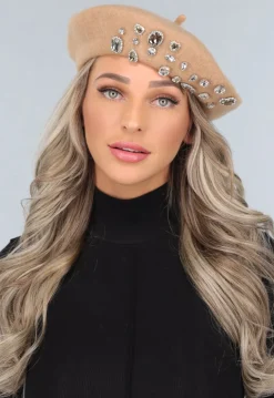 Baret met Glitter Stenen