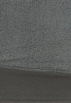 Basic Hoodie met Teddy Voering in Antraciet