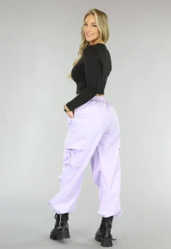 Basic Zwarte Longsleeve Crop Top