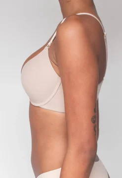 Beige Beugel BH met Afneembare Bandjes