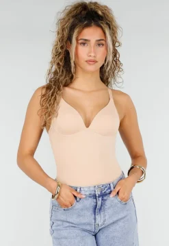 Beige Corrigerende Bodysuit