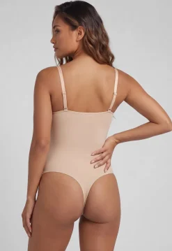 Beige Corrigerende Bodysuit