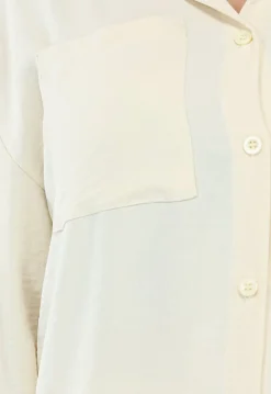 Beige Flowy Co Ord Set