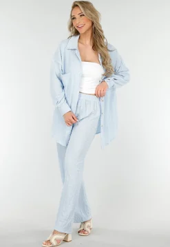Beige Instapsandalen met Gevlochten Golvende Bandjes en Vierkante Neus