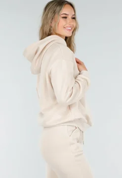 Beige Joggingpak met Hoodie