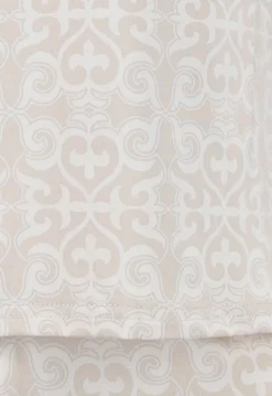 Beige Mouwloze Stretch Top met Schoudervulling en Ronde Hals