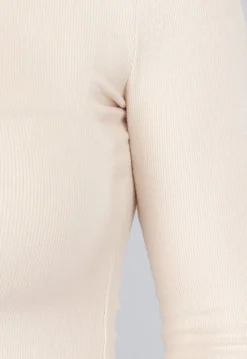 Beige Ribstof Coltrui
