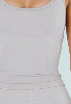 Beige Sport Set met Top met Pads en Sportshort