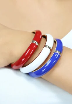 Blauwe Bangle Armband