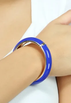 Blauwe Bangle Armband