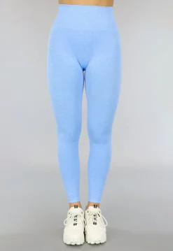 Blauwe High Waist Stretch Sport Legging