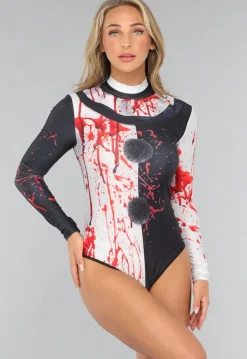 Bloederige Crazy Clown Bodysuit
