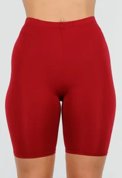 Bordeaux High Waist Short Legging