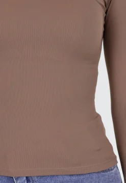 Bruine One Shoulder Stretch Top