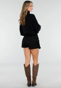 Bruine Suède Cowboyboots met Hak