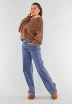 Bruine Suede Snowboots met Voering