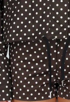 Bruine Tweedelige Polkadot Set met Jack en Short
