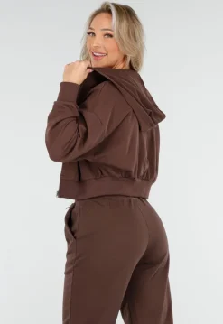 Bruin Huispak met Vest en Rechte Broek