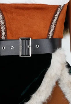 Bruin Viking Kostuum met Bont