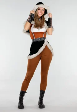 Bruin Viking Kostuum met Bont