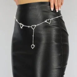 Buikketting met Hartjes en Steentjes