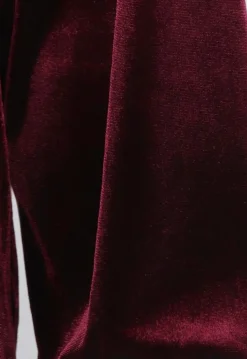 Burgundy Velours Two Piece