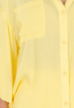 Butter Yellow Blouse met Short en Ondershort Set