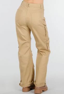 Camel Cargo Broek met Steekzakken en Klepzakken