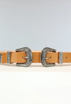 Camel Riem met Dubbele Gesp