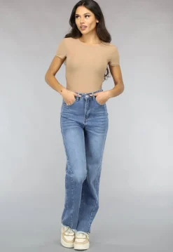 Camel Stretch Body met Korte Mouwen