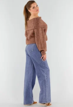 Camel Suède-Look Instappers met Teddystof