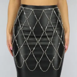 Chain Rokje van Strass steentjes