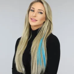 Clip in Haarextension Blauw