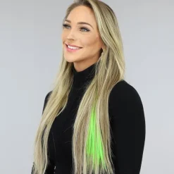 Clip in Haarextension Neon Groen