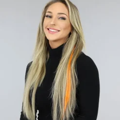 Clip in Haarextension Oranje