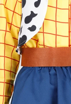 Cowgirl Kostuum met Geruite Blouse Gilet en Rode Bandana