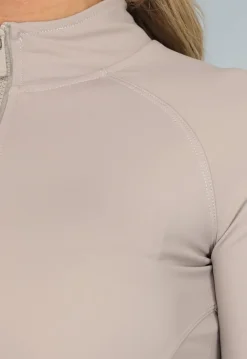 Cropped Sportjasje met Hoge Kraag
