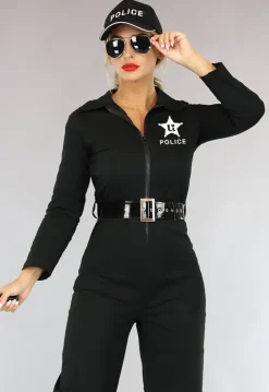 Deluxe Politiejumpsuit Kostuum