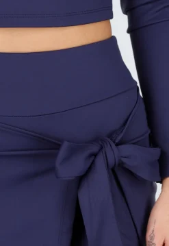 Donkerblauwe Sport Set met Skort en Padded Top