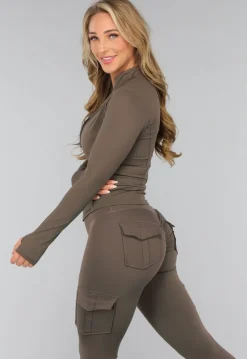 Donkerbruine Cargo Gymset met Scrunch