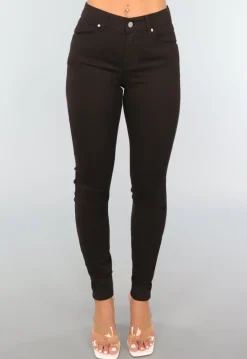 Donkerbruine Skinny Jeans