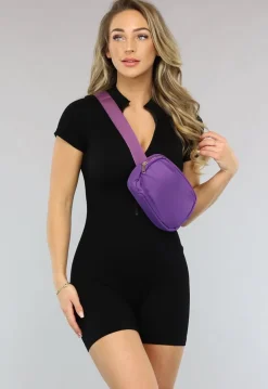 Donkerpaarse Crossbody Festival Tas