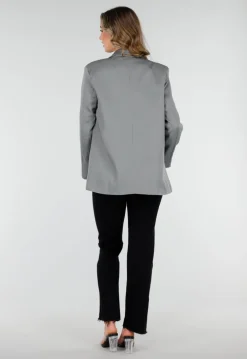 Dubbelknoop Blazer Grijs
