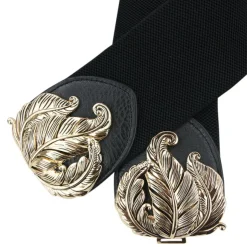 Elastische Tailleriem met Gouden Haaksluiting