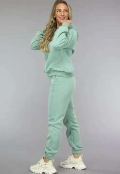 Fleece Joggingpak in Mint