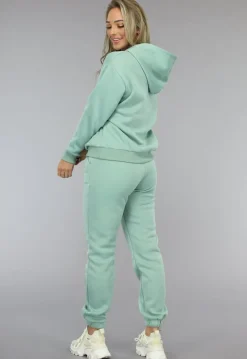 Fleece Joggingpak in Mint