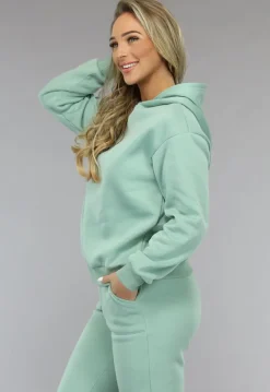 Fleece Joggingpak in Mint