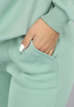 Fleece Joggingpak in Mint